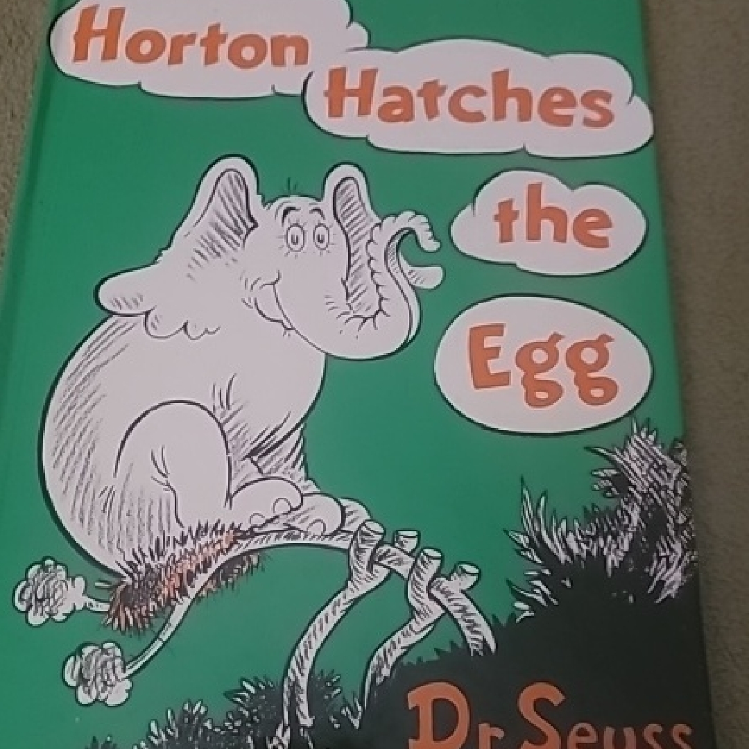 Dr Seuss Green And Orange Horton Hatches The Egg